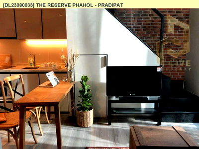 Condos for rent : DL23080033 Condo for rent, The Reserve Phahol - Pradipat near BTS Saphan Khwai, ready to move in, call urgently 0656133286 LineID @655ebbvc