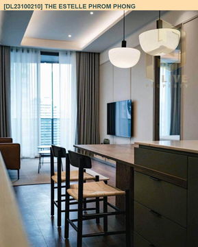 DL23100210 Condo for rent, The Estelle Phrom Phong near BTS Phrom Phong, ready to move in, call urgently 0656133286 LineID @655ebbvc