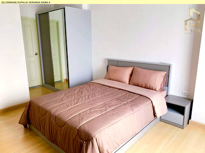 Condos for rent : DL23080428 Condo for rent, Supalai Veranda Rama 9 near  MRT พระราม 9, ready to move in, call urgently 0800343450 LineID @655ebbvc