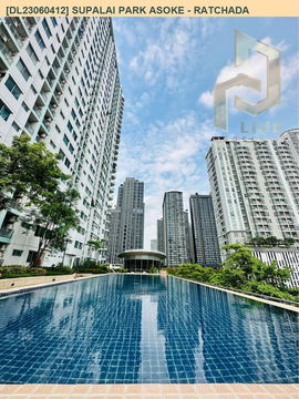 DL23060412 Condo for rent, Supalai Park Asoke - Ratchada near MRT พระราม 9, ready to move in, call urgently 0638692663 LineID @162cjixi