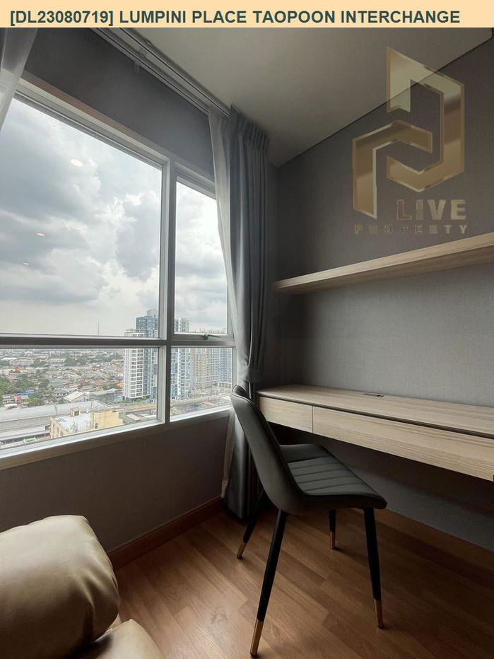 picture DL23080719 Condo for rent, Lumpini Place Taopoon Interchange  near MRT เตาปูน, ready to move in, call urgently 0638692663 LineID @162cjixi - 2/10