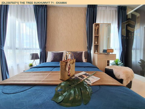 DL23070271 ให้เช่าคอนโด เดอะ ทรี สุขุมวิท 71 - เอกมัย (The Tree Sukhumvit 71 - Ekamai) ใกล้ สายสีส้ม พร้อมเข้าอยู่ โทรด่วน 0638692663 LineID @655ebbvc