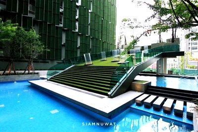 Condos for rent Airport Link Ratchaprarop : 1 Bed 1 Bath Nice Room Good Location Close to BTS Ratchathewi 350 m. and Siam Paragon at Wish Signature Midtown Siam Condo / For Rent