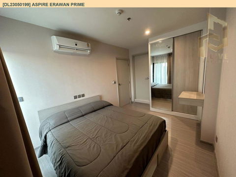 DL23050199 Condo for rent, Aspire Erawan Prime near BTS Chang Erawan, ready to move in, call urgently 0800343450 LineID @655ebbvc