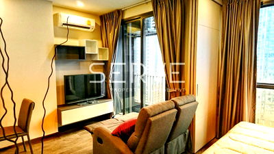 Condos for rent Airport Link Ratchaprarop : 1 Bed with Partition High Fl. 15+ Good View Good Location Close to BTS Ratchathewi 390 m. at Ideo Q Siam-Ratchathewi Condo/ For Rent
