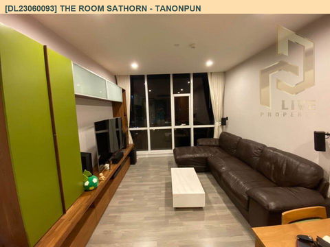 DL23060093 Condo for rent, The Room Sathorn - TanonPun near BTS Saint Louis, ready to move in, call urgently 0656133286 LineID @655ebbvc