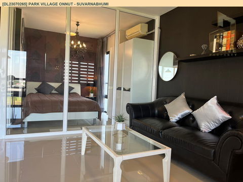 DL23070265 Condo for rent, Park Village Onnut - Suvarnabhumi near -, ready to move in, call urgently 0638692663 LineID @897iyzll