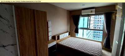 คอนโดให้เช่า : DL23100388 ให้เช่าคอนโด พลัม คอนโด รามคำแหง สเตชั่น (Plum Condo Ramkhamhaeng Station) ใกล้ ARL รามคำแหง พร้อมเข้าอยู่ โทรด่วน 0800343450 LineID @655ebbvc