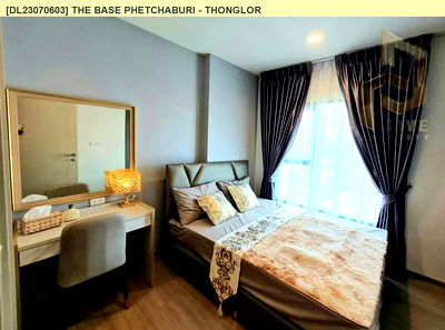 Condos for rent : DL23070603 Condo for rent, THE BASE Phetchaburi - Thonglor near BTS Phrom Phong, ready to move in, call urgently 0656133286 LineID @655ebbvc