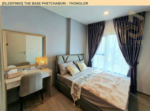 DL23070603 ให้เช่าคอนโด เดอะ เบส เพชรบุรี - ทองหล่อ (THE BASE Phetchaburi - Thonglor) ใกล้ BTS พร้อมพงษ์ พร้อมเข้าอยู่ โทรด่วน 0638692663 LineID @655ebbvc