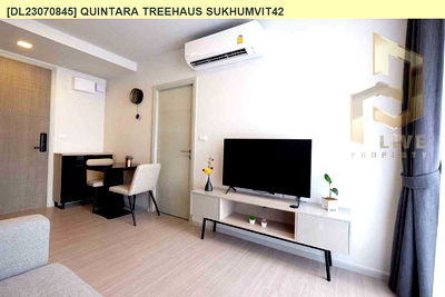 Condos for rent : DL23070845 Condo for rent, QUINTARA TREEHAUS SUKHUMVIT42 near BTS Ekkamai, ready to move in, call urgently 0656133286 LineID @655ebbvc