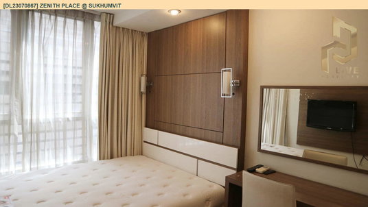 รูปภาพ DL23070867 ให้เช่าคอนโด ซีนิธ เพลส แอท สุขุมวิท (Zenith Place @ Sukhumvit) ใกล้ BTS พระโขนง พร้อมเข้าอยู่ โทรด่วน 0656259498 LineID @257sxzzu