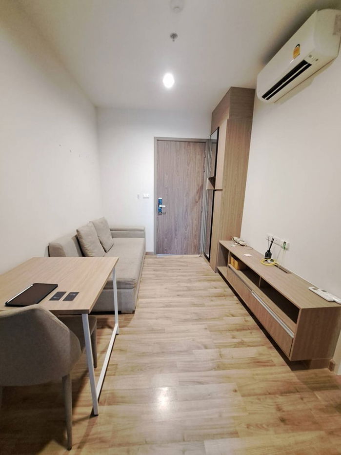 รูป ให้เช่าคอนโดชั้นสูง 1 ห้องนอน(ห้องกั้น)ใกล้บีทีเอสแบริ่ง  - รูปที่ 6/10