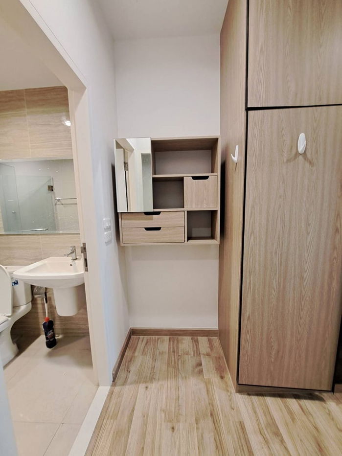 รูป ให้เช่าคอนโดชั้นสูง 1 ห้องนอน(ห้องกั้น)ใกล้บีทีเอสแบริ่ง  - รูปที่ 4/10