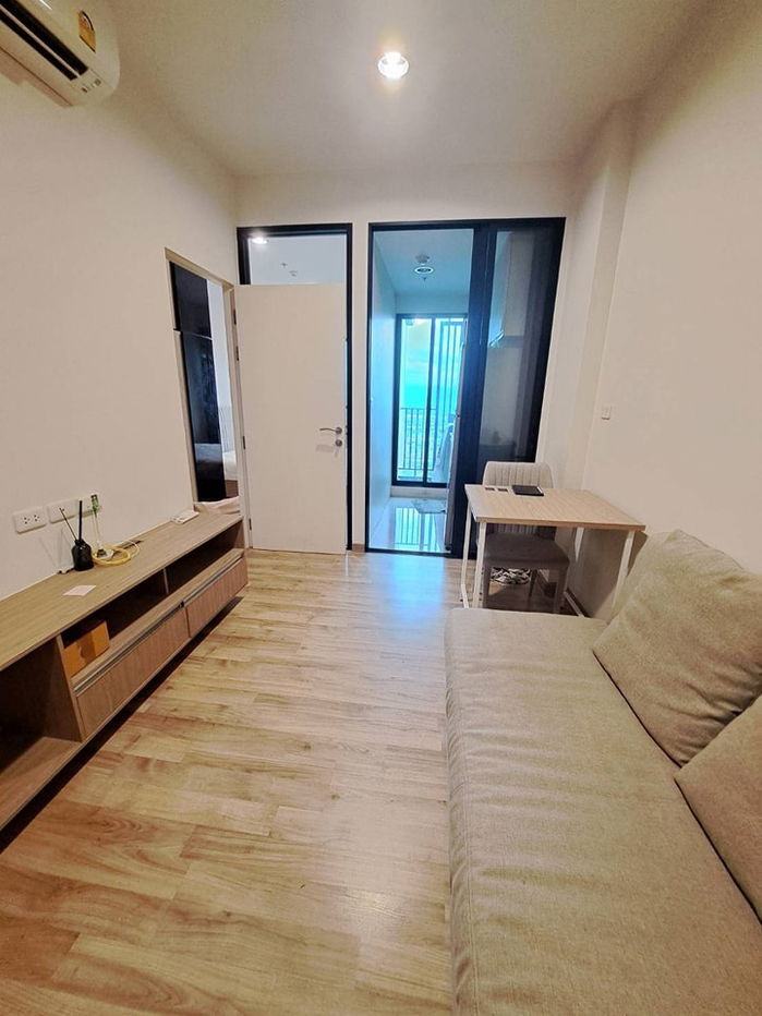 รูป ให้เช่าคอนโดชั้นสูง 1 ห้องนอน(ห้องกั้น)ใกล้บีทีเอสแบริ่ง  - รูปที่ 5/10