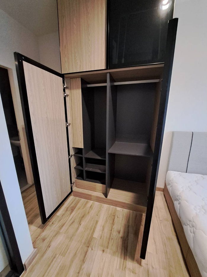 รูป ให้เช่าคอนโดชั้นสูง 1 ห้องนอน(ห้องกั้น)ใกล้บีทีเอสแบริ่ง  - รูปที่ 3/10