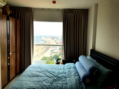 Condos for sale MRT Phra Nang klao Bridge : Cheapest ready to move separated kitchen unblocked view Sale Aspire Rattanathibet