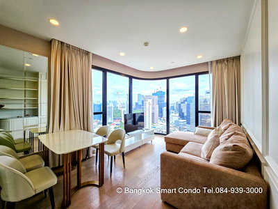 คอนโดให้เช่า : ให้เช่าคอนโด ASHTON จุฬา-สีลม 2 นอน 1 น้ำ 55 ตรม. ชั้น 28 ห้องสวย ราคาพิเศษ Fully Furnished K4000