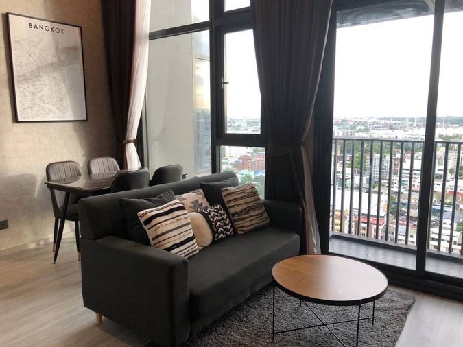 #K064 ให้เช่า คอนโด The Line sukhumvit 101   fully furnished,วิว ไม่บล็อค 