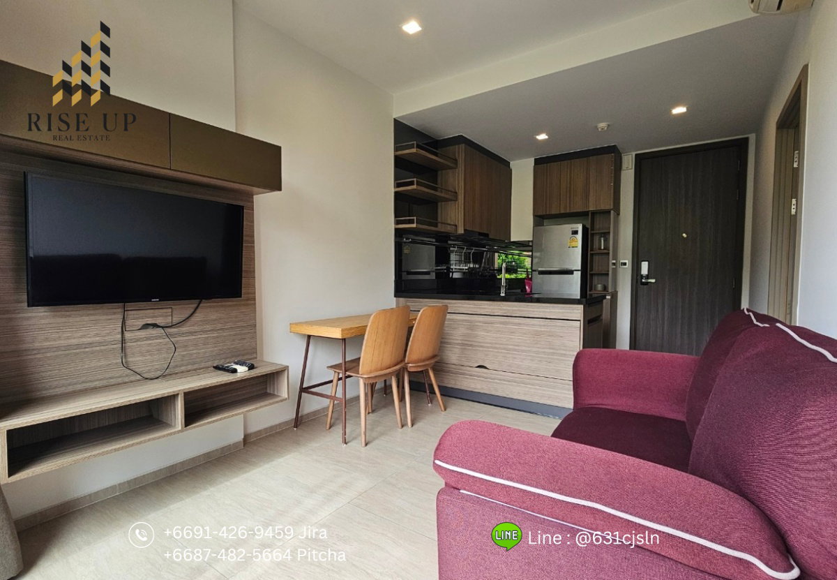 ปล่อยเช่า 🔥 Mori Haus คอนโด, 1 ห้องนอน 1 ห้องน้ำ, 32 ตรม., 18,000 บาท/เดือน