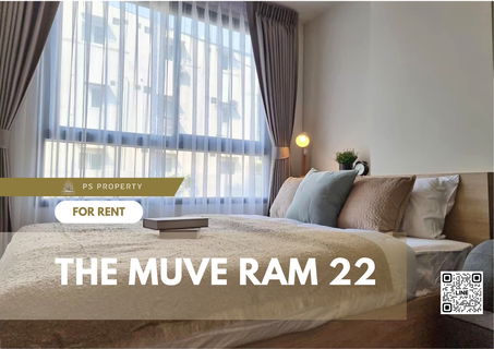 รูปภาพ ให้เช่า 🔺THE MUVE Ram 22🔺 ONE BEDROOM เฟอร์นิเจอร์และเครื่องใช้ไฟฟ้าครบ ตกแต่งพร้อมเข้าอยู่ 
