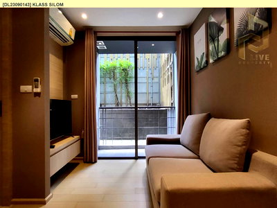 คอนโดให้เช่า : DL23090143 ให้เช่าคอนโด คลาส สีลม (Klass Silom) ใกล้ BTS ช่องนนทรี พร้อมเข้าอยู่ โทรด่วน 0800343450 LineID @655ebbvc