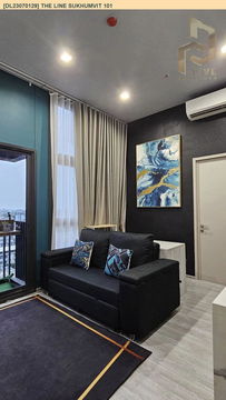 DL23070129 Condo for rent, THE LINE Sukhumvit 101 near BTS Punnawithi, ready to move in, call urgently 0656133286 LineID @655ebbvc
