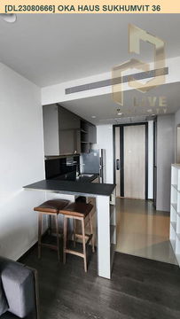 DL23080666 Condo for rent, OKA HAUS Sukhumvit 36 near BTS Thong Lo, ready to move in, call urgently 0656133286 LineID @534wlwof
