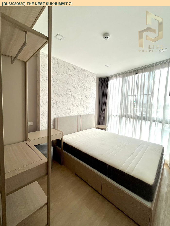 picture DL23080620 Condo for rent, The Nest Sukhumvit 71 near BTS Phra Khanong, ready to move in, call urgently 0656133286 LineID @655ebbvc - 2/5