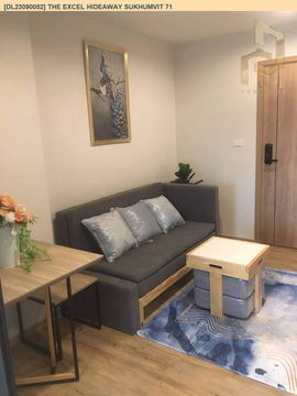DL23090052 Condo for rent, The Excel Hideaway Sukhumvit 71 near BTS On Nut, ready to move in, call urgently 0656133286 LineID @655ebbvc