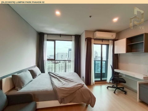 DL23100376 Condo for rent, Lumpini Park Phahon 32 near BTS Ratchayothin, ready to move in, call urgently 0638692663 LineID @897iyzll