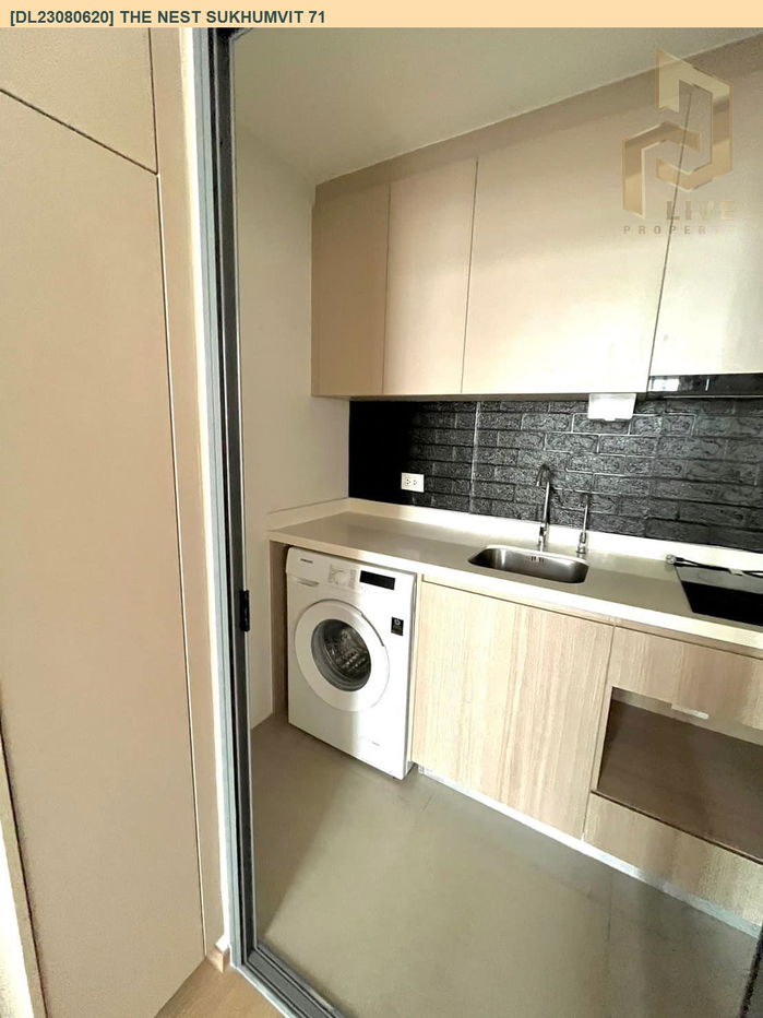 picture DL23080620 Condo for rent, The Nest Sukhumvit 71 near BTS Phra Khanong, ready to move in, call urgently 0656133286 LineID @655ebbvc - 4/5