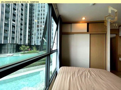 Condos for rent : DL23080835 Condo for rent, IDEO Q Chula - Samyan near MRT สามย่าน, ready to move in, call urgently 0800343450 LineID @655ebbvc