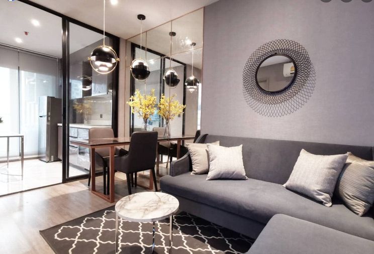 for rent Rhythm Ekkamai. 1bed 35sqm.  Line id: @pfagent