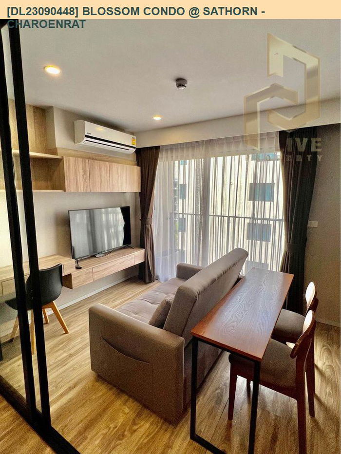 รูป DL23090448 ให้เช่าคอนโด บลอสซั่ม คอนโด แอท สาทร - เจริญราษฎร์ (Blossom Condo @ Sathorn - Charoenrat) ใกล้ BTS สุรศักดิ์ พร้อมเข้าอยู่ โทรด่วน 0616298946 LineID @523dslwi - รูปที่ 4/10