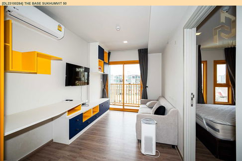 DL23100284 ให้เช่าคอนโด เดอะ เบส สุขุมวิท 50 (The Base Sukhumvit 50) ใกล้ BTS อ่อนนุช พร้อมเข้าอยู่ โทรด่วน 0614453194 LineID @162cjixi