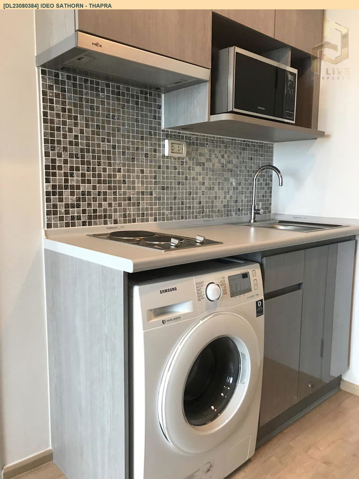 รูป DL23080384 ให้เช่าคอนโด ไอดีโอ สาทร - ท่าพระ (IDEO Sathorn - Thapra) ใกล้ BTS โพธิ์นิมิตร พร้อมเข้าอยู่ โทรด่วน 0614453194 LineID @162cjixi - รูปที่ 2/9