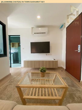 DL23090569 Condo for rent, Chateau In Town Sukhumvit 64/1 near BTS Punnawithi, ready to move in, call urgently 0656133286 LineID @655ebbvc
