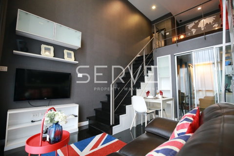 รูปภาพ 🔥Loft 1 Bed 1 Bath Pet Friendly Good Location BTS Thong Lo 300 m. at Ashton Morph 38 Condo / Condo For Rent