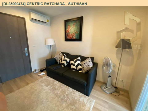 DL23090474 Condo for rent, Centric Ratchada - Suthisan near MRT สุทธิสาร, ready to move in, call urgently 0656133286 LineID @655ebbvc