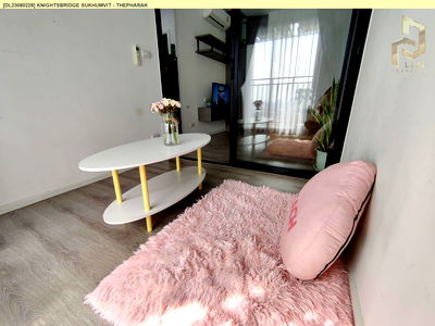Condos for rent : DL23080228 Condo for rent, Knightsbridge Sukhumvit - Thepharak near MRT สถานีทิพวัล, ready to move in, call urgently 0656133286 LineID @655ebbvc