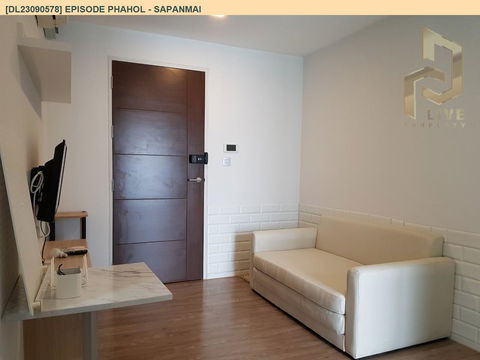 DL23090578 Condo for rent, Episode Phahol - Sapanmai near BTS Sai Yud, ready to move in, call urgently 0656133286 LineID @655ebbvc