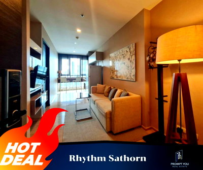 เช่าคอนโด รร.นานาชาติโชรส์เบอรี่  : ให้เช่า  🔥Rhythm Sathorn 21🔥ห้องสวย ชั้นสูง เครื่องใช้ไฟฟ้าเละเฟอร์นิเจอร์ครบ//สอบถามเพิ่มเติมที่ LineID:@𝐭𝐡𝐢𝐫𝐝𝐩𝐫𝐨𝐩𝐞𝐫𝐭𝐲
