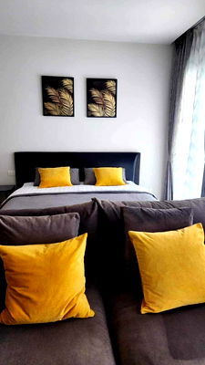 Condos for rent BTS Chit Lom : NBP133 Condo for rent, Noble Ploenchit, 6th floor, Building A, city view, 47 sq m., 1 bedroom, 1 bathroom, 35,000 baht, 064-959-8900