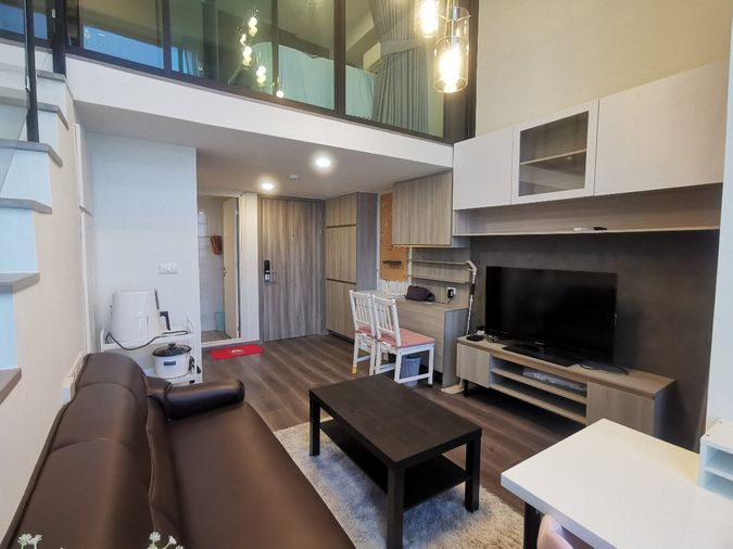 ( รูปห้องจริง DUO SPACE!! ) 1 Bedroom 39 ตรม. Knightsbridge Kaset Society ใกล้ BTS สถานีเสนานิคม และ ม.เกษตรศาสตร์