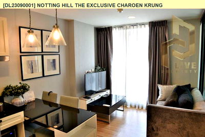 Condos for rent Terminal 21 Rama 3 : DL23090001 Condo for rent, Notting Hill The Exclusive Charoen Krung near BTS Saphan Taksin, ready to move in, call urgently 0656133286 LineID @655ebbvc