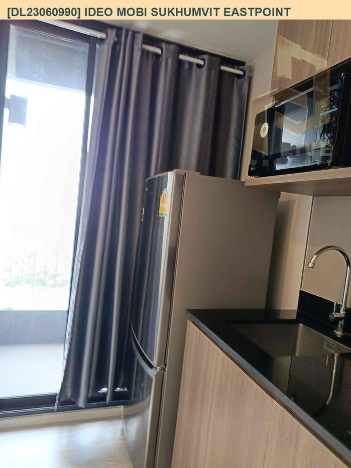 รูป DL23060990 ให้เช่าคอนโด ไอดีโอ โมบิ สุขุมวิท อีสต์พอยท์ (IDEO Mobi Sukhumvit Eastpoint) ใกล้ BTS บางนา พร้อมเข้าอยู่ โทรด่วน 0653619502 LineID @534wlwof - รูปที่ 3/6