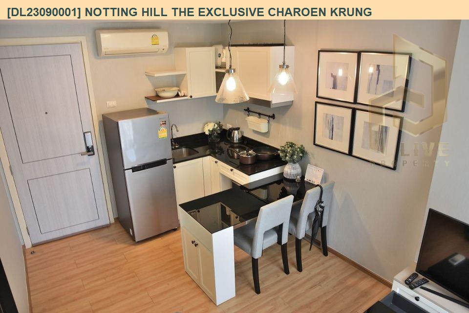 รูป DL23090001 ให้เช่าคอนโด น็อตติ้ง ฮิลล์ ดิ เอ็กซ์คลูซีฟ เจริญกรุง (Notting Hill The Exclusive Charoen Krung) ใกล้ BTS สะพานตากสิน พร้อมเข้าอยู่ โทรด่วน 0638692663 LineID @655ebbvc - รูปที่ 3/9