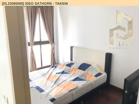 DL23080095 Condo for rent, IDEO Sathorn - Taksin near BTS Krung Thon Buri, ready to move in, call urgently 0638692663 LineID @655ebbvc