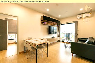 Condos for rent ตลาดปากคลองตลาด : DL23070375 Condo for rent, Supalai Loft Prajadhipok - Wongwian Yai near BTS Wongwian Yai, ready to move in, call urgently 0656133286 LineID @655ebbvc